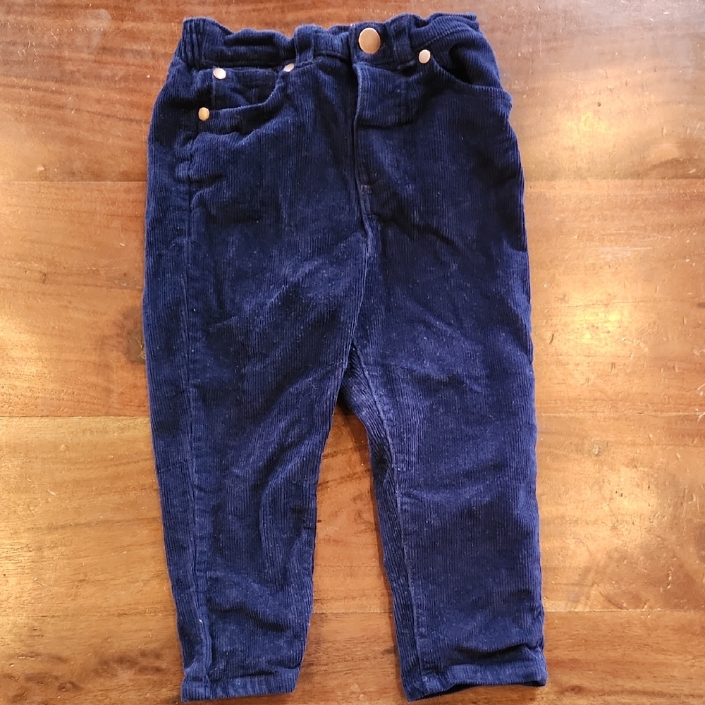 Kids Blue Corduroy Pants